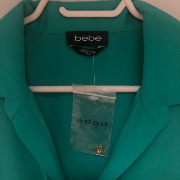 Bebe button shirt dress NWT - Picture 5 of 5